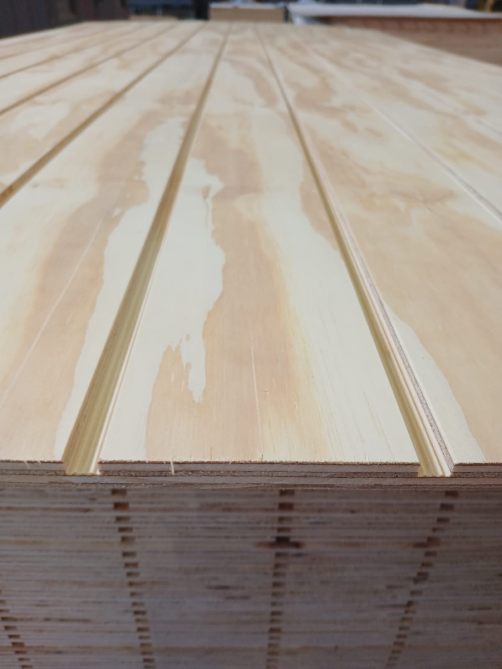 T1-11 grooved siding plywood panels