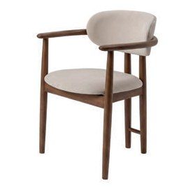 Chair Helena with wooden arms — JM Line