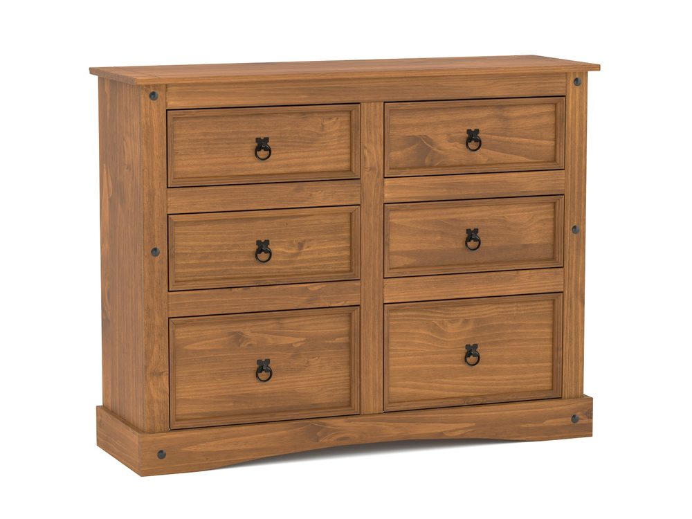 Breite Kommode — Rustic-Linie