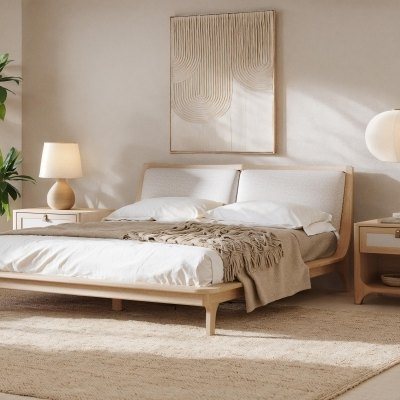 Cama Notte Estofada — Linha MJS