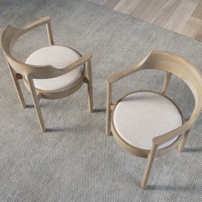 Poltrona Circolo Estofada — Linha MJS